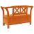 Bancă de exterior Maro 119 x 44 x 76 cm Lemn de pin masiv GartenMobel Dekor