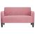 Canapea lovesea roz 109 cm catifea GartenMobel Dekor