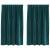 Perdele opace 2 pcs Verde închis 140 x 140 cm Catifea GartenMobel Dekor