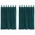 Perdele opace 2 pcs Verde închis 140 x 140 cm Catifea GartenMobel Dekor