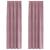 Perdele opace 2 pcs Roz închis 140 x 245 cm Catifea GartenMobel Dekor