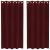 Perdele opace 2 pcs Roșu Vin 140 x 175 cm Catifea GartenMobel Dekor