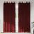 Perdele opace 2 pcs Roșu Vin 140 x 225 cm Catifea GartenMobel Dekor