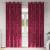 Cortine din catifea cu perdele 2 pcs bordo 245 x 140 cm Catifea GartenMobel Dekor