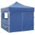 41466  Blue Foldable Tent 3 x 3 m with 4 Walls GartenMobel Dekor