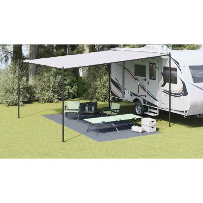 Covoare pentru Cort Albastru și Gri 500 x 250 cm Polietilenă GartenMobel Dekor