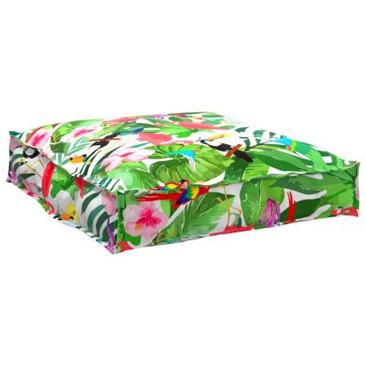 Pernă Floral Multicolour 70 x 70 x 12 cm Material Oxford GartenMobel Dekor
