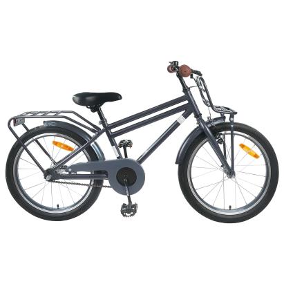Bicicletă pentru Copii 18 Inci pentru 5-7 ani Gri închis GartenMobel Dekor