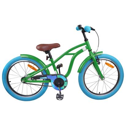 Bicicletă pentru Copii 20 Inci pentru 6-11 ani Verde GartenMobel Dekor