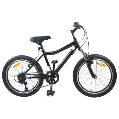 Bicicletă pentru Copii 24 Inci 6-Speed pentru 8-12 ani Negru GartenMobel Dekor