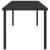Masă de Grădină Negru 200 x 80 x 73 cm Metal GartenMobel Dekor