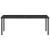 Masă de Grădină Negru 200 x 80 x 73 cm Metal GartenMobel Dekor