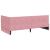 Cadru de pat colțar cu headboard Roz 100 cm x 200 cm Catifea GartenMobel Dekor
