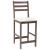 Scaune de dining 2 pcs Maro deschis 40 x 47,5 x 99,5 cm GartenMobel Dekor