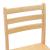 Scaune de dining 2 pcs natural 40 x 47,5 x 99,5 cm GartenMobel Dekor