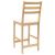 Scaune de dining 2 pcs natural 40 x 47,5 x 99,5 cm GartenMobel Dekor