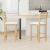 Scaune de dining 2 pcs natural 40 x 47,5 x 99,5 cm GartenMobel Dekor