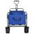 Trolley Manevrabil Pliabil Manual albastru 89 x 63 x 96 cm GartenMobel Dekor