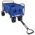 Trolley Manevrabil Pliabil Manual albastru 89 x 63 x 96 cm GartenMobel Dekor