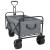 Trolley Manevrabil Pliabil Manual Gri 89 x 63 x 96 cm GartenMobel Dekor