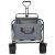Trolley Manevrabil Pliabil Manual Gri 89 x 63 x 96 cm GartenMobel Dekor