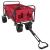 Trolley Manevrabil Pliabil Manual Roșu 89 x 63 x 96 cm GartenMobel Dekor