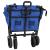 Trolley Manevrabil Pliabil Manual Negru 105 x 56.5 x 116 cm GartenMobel Dekor