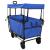 Trolley Manevrabil Pliabil Manual Negru 105 x 56.5 x 116 cm GartenMobel Dekor