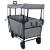 Trolley Manevrabil Pliabil Manual Gri 105 x 56.5 x 116 cm GartenMobel Dekor