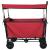 Trolley Manevrabil Pliabil Manual Roșu 105 x 56.5 x 116 cm GartenMobel Dekor
