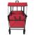 Trolley Manevrabil Pliabil Manual Roșu 105 x 56.5 x 116 cm GartenMobel Dekor