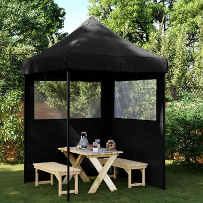 Cort pentru Petreceri Negru 200 x 200 x 306 cm Material Oxford GartenMobel Dekor