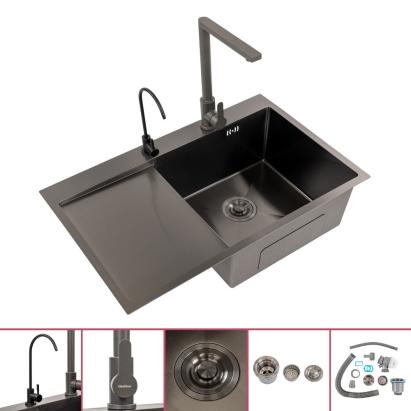 Leziter Chiuvetă din oțel inoxidabil Daisy III Mobalis Homvera