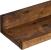VASAGLE Set 3 rafturi suspendate plutitoare, cu margine frontala inaltata, 38x10x5 cm, maro rustic Household NewTrend