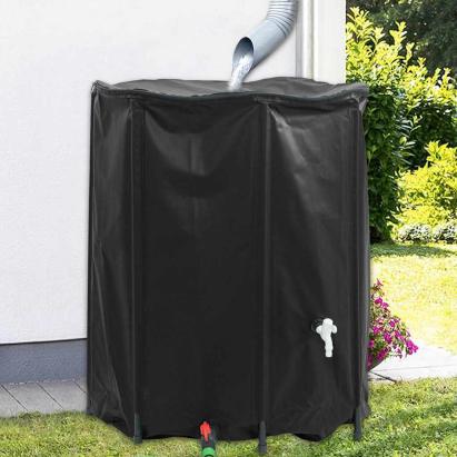 Rezervor de apă cu robinet, pliabil, 1250 L, PVC GartenMobel Dekor