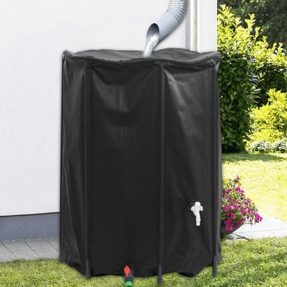 Rezervor de apă cu robinet, pliabil, 1350 L, PVC GartenMobel Dekor
