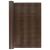 Paravan pentru balcon, maro și negru, 600x80 cm, poliratan GartenMobel Dekor