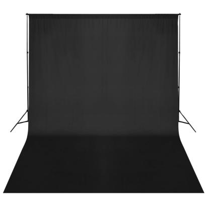 Sistem de suport fundal, 500 x 300 cm, negru GartenMobel Dekor