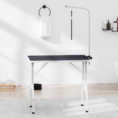 Masă de toaletare câini, pisici, animale de companie, reglabilă GartenMobel Dekor