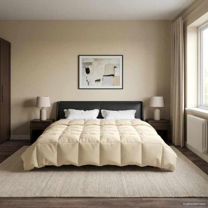 Pilotă de vară Patos Crem 200 x 200 cm Microfibră GartenMobel Dekor