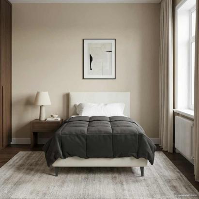 Duvet complet pe tot parcursul anului Antracit 155 x 200 cm GartenMobel Dekor