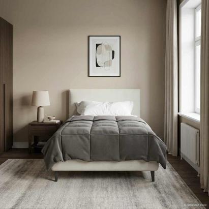 Duvet complet pe tot parcursul anului Gri deschis 135 x 220 cm GartenMobel Dekor