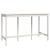 Set mobilier de bar, 9 piese, alb, lemn masiv de pin GartenMobel Dekor