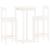 Set mobilier de bar, 3 piese, alb, lemn masiv de pin GartenMobel Dekor
