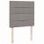 Pat box spring cu saltea, gri taupe, 90x200 cm, textil GartenMobel Dekor