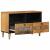 Cabinet TV cu raft natural 70 x 33 x 46 cm Lemn de mango solid GartenMobel Dekor