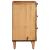 Dulap de noapte natural 50 x 33 x 62 cm Lemn de mango solid GartenMobel Dekor