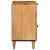 Dulap de noapte natural 50 x 33 x 60 cm Lemn de mango solid GartenMobel Dekor