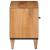 Cabinet TV cu ușă natural 80 x 31,5 x 46 cm Lemn de mango solid GartenMobel Dekor