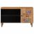 Cabinet TV cu ușă natural 80 x 31,5 x 46 cm Lemn de mango solid GartenMobel Dekor